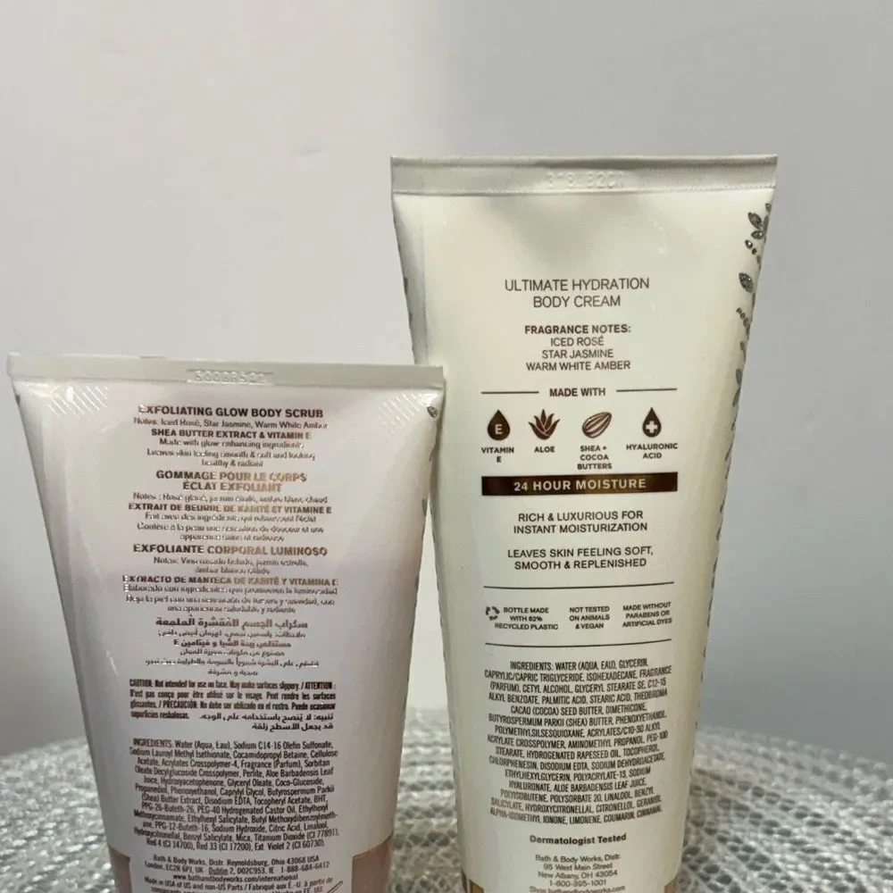 BBW Pure Wonder Body Scrub and Body Cream Set of 2 NWT